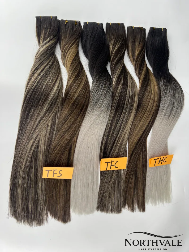 Weft Color References — Labeled references: TFS · TFC · THC