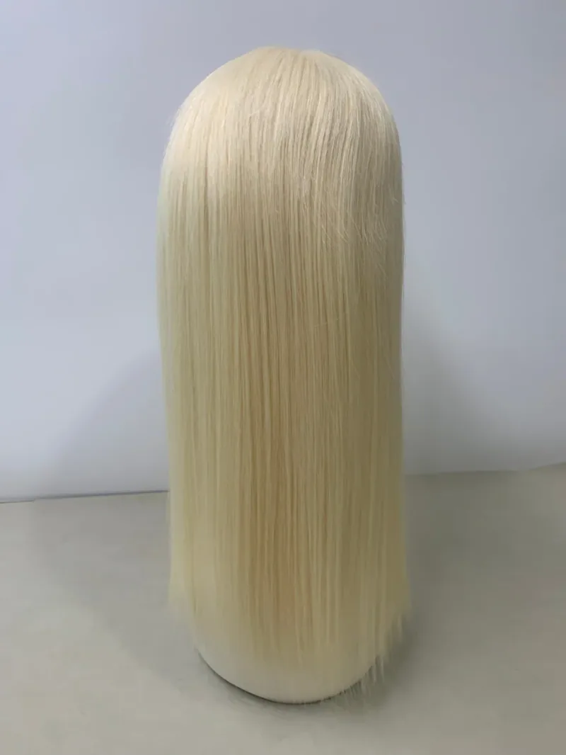 #1001 hair topper — back view on a mannequin
