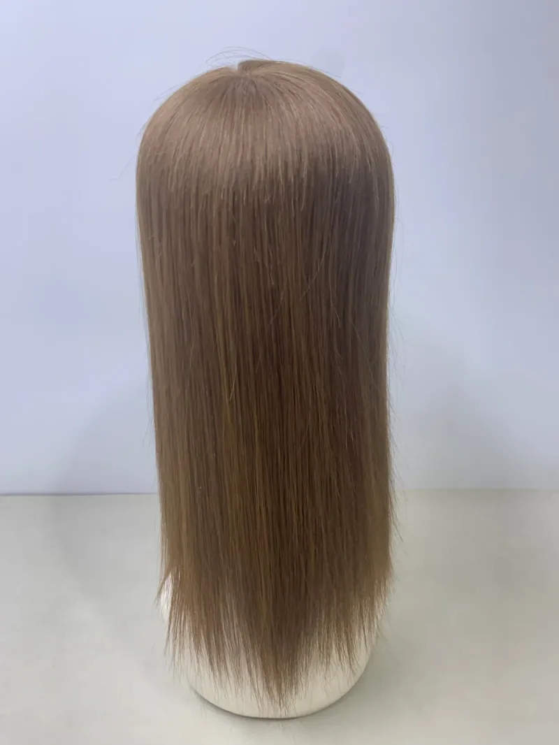 #4 hair topper — back view on a mannequin